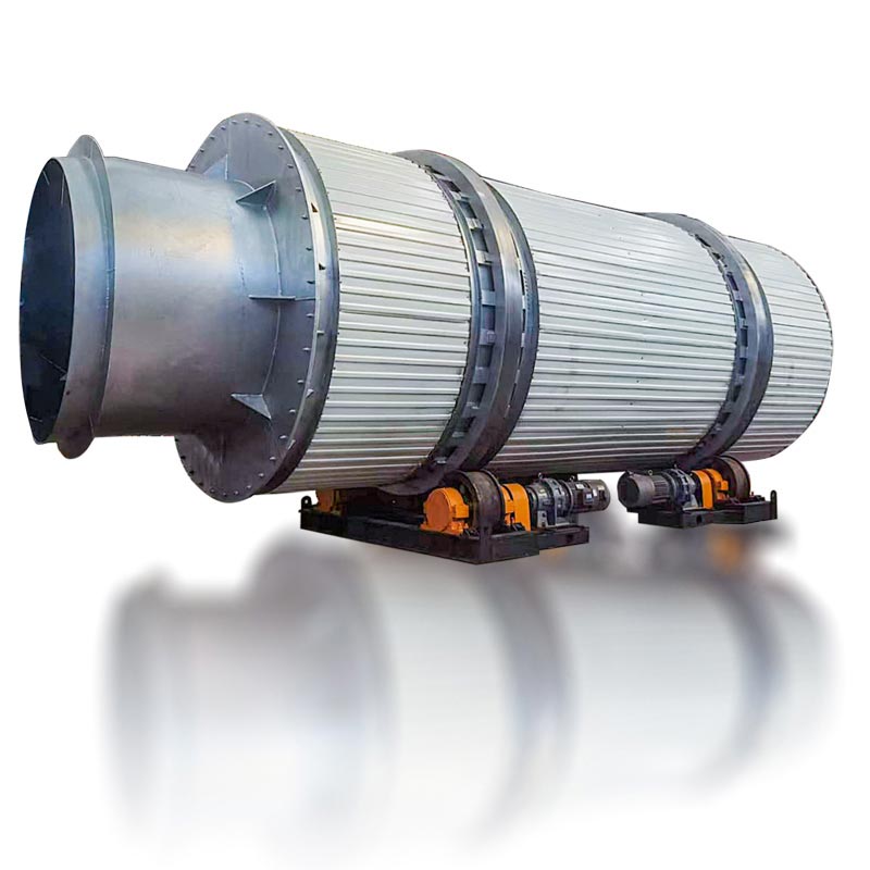 Трехбарабанная сушилка легкого кальциевого порошка